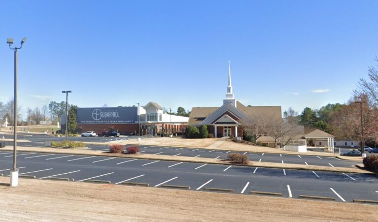 Sugar Hill Church parking lot